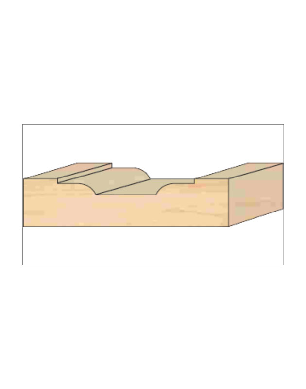 Plunge Ogee Fillet Design Bits